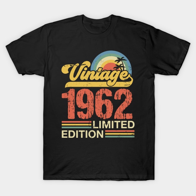 Retro vintage 1962 limited edition T-Shirt by Crafty Pirate 